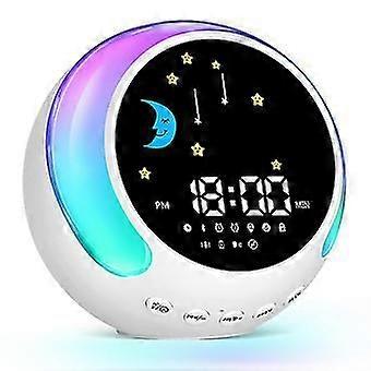 Routine Helper Sleep Trainer, Kids Alarm Clock,nursery Noise Machine & Night Light With Nap Timer For Younger Children