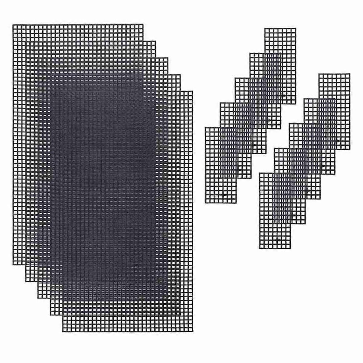 Black Plastic Mesh Canvas Sheets Bag Bottom Shaper Pads Purse Making Template for Acrylic Yarn Craf