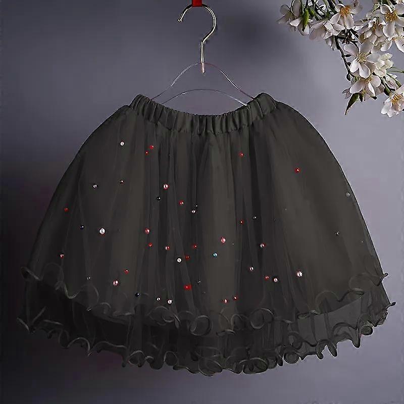 Summer Korean Version Mesh Short Skirt Girl Versatile Dance Performance Fluffy Skirt