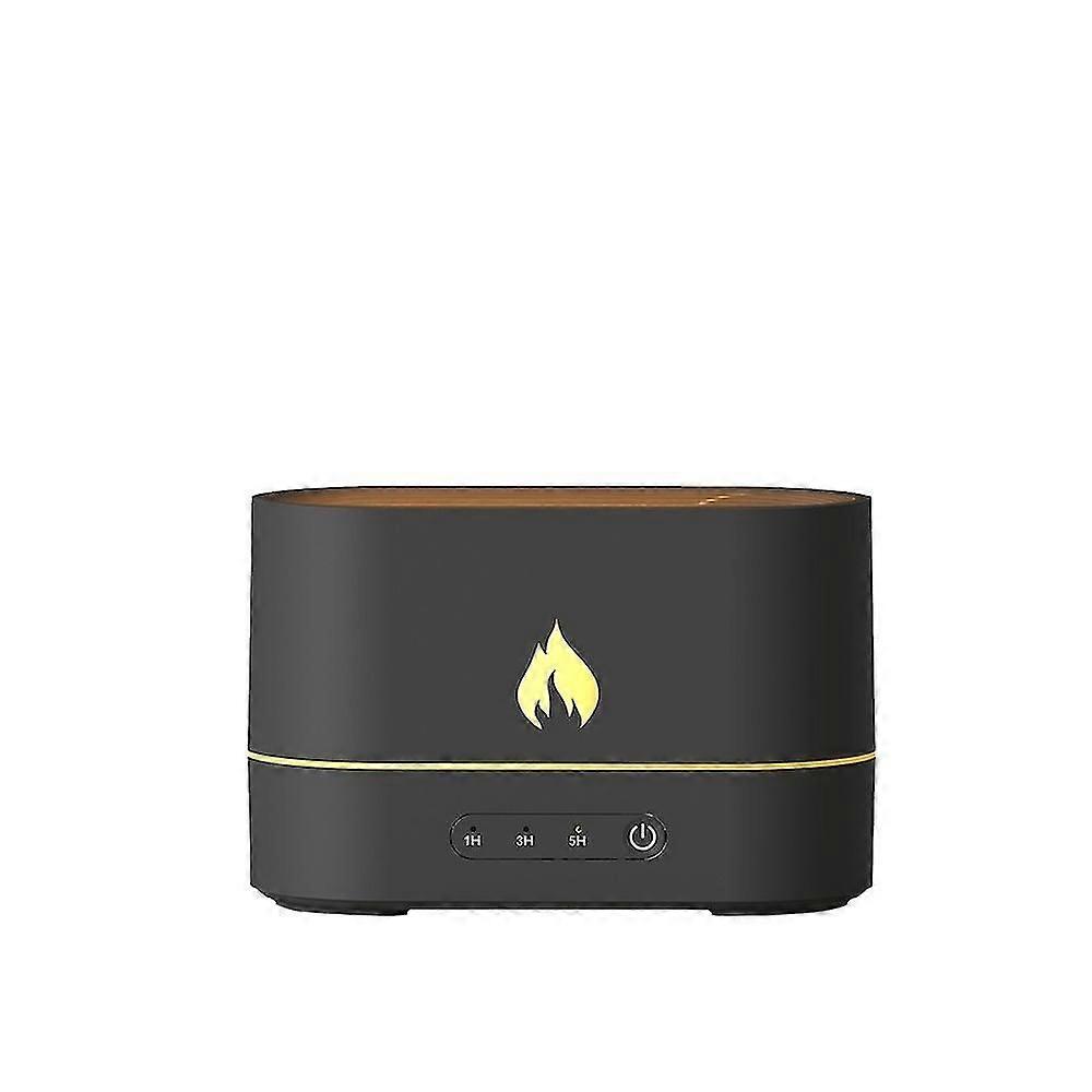 3D Flame Essential Oil Diffusers Aromatherapy Humidifier LED Light Air Purifiers