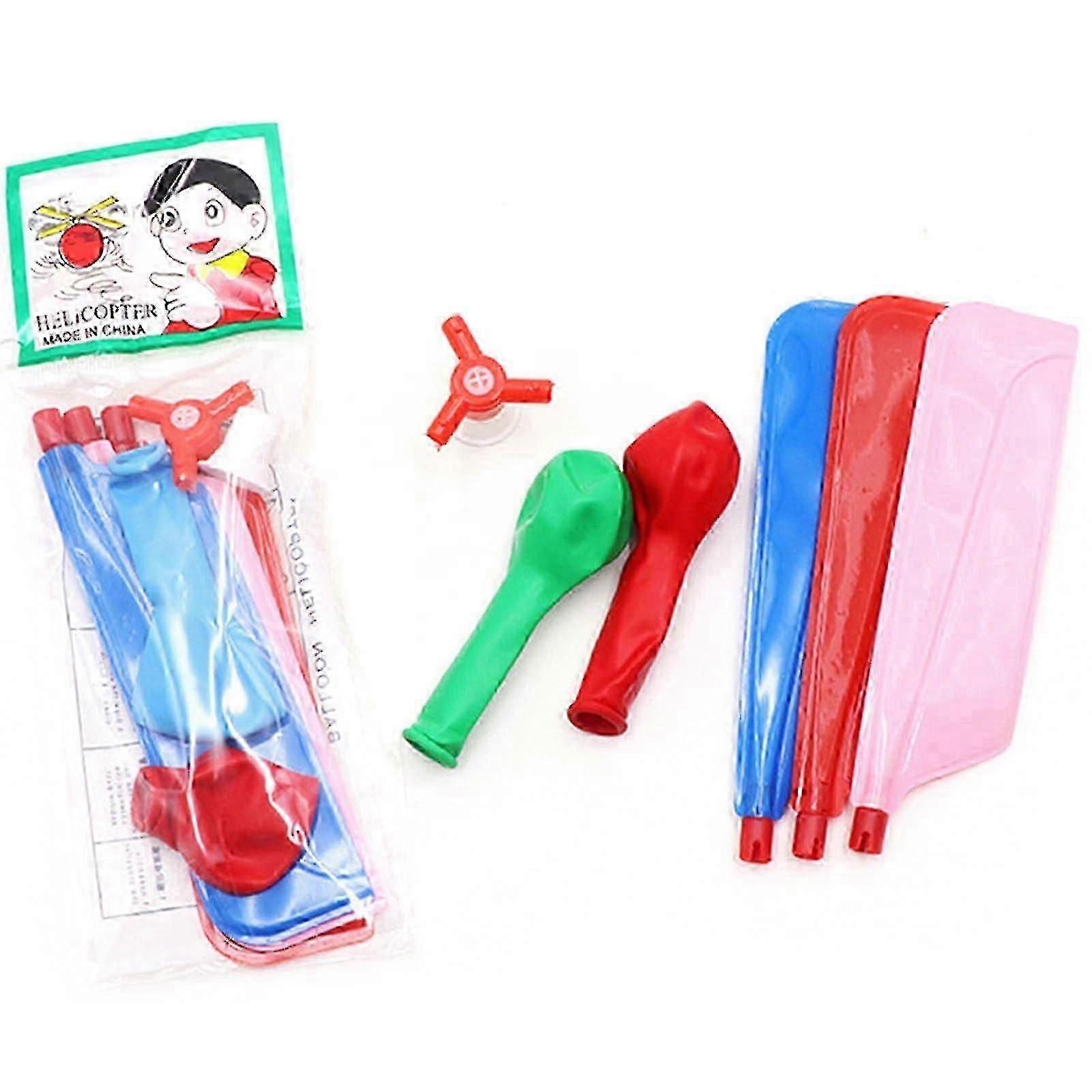 بالون هليكوبتر ألعاب أطفال وألعاب حفلات لعيد الطفل هدية حفلة عيد ميلاد صالح اللون عشوائي