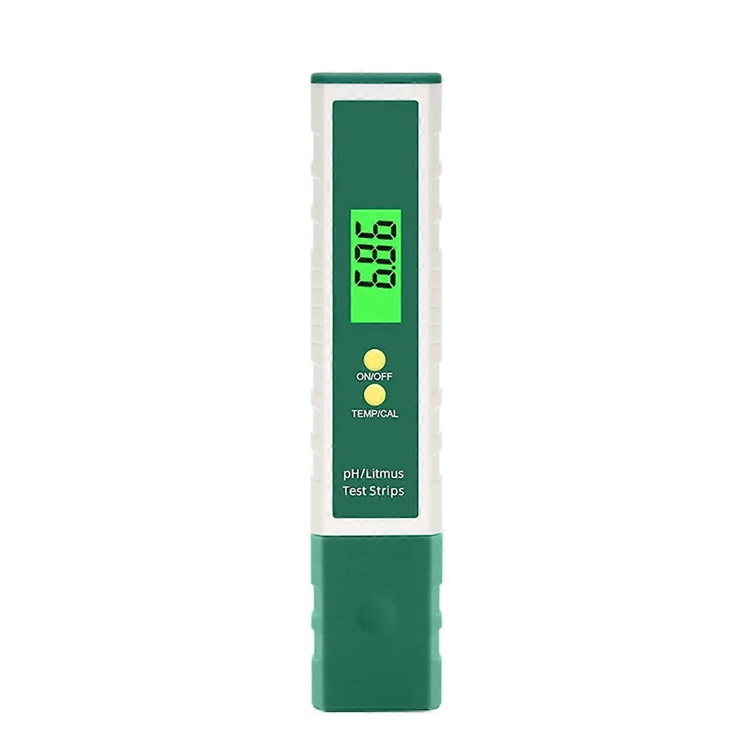 Water Quality Tester, PH Metre, Temperature Function Water Quality Tester PH Meter Digital for Water Potable, Hydroponics, Pools, Aquariums