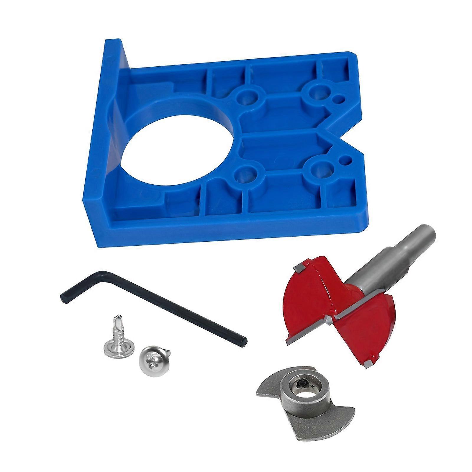Convenient Hinges and Lock Hole Positioning Tool ABS Materials, 35mm Boring Jigs and Small Lock Hole Locators