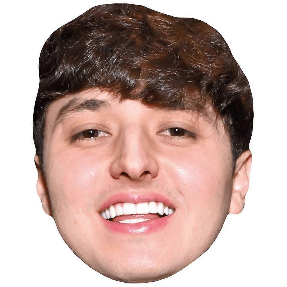 Gabriel Ballesteros Abril (Smile) Celebrity Mask, Flat Card Face