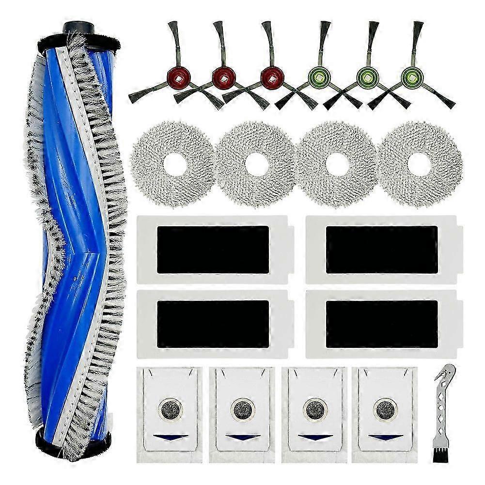 Replacement Parts for T30S/T30S Combo Robot Vacuum - Main Brush, Side Brush, Filter, Mop Pad, Dust B