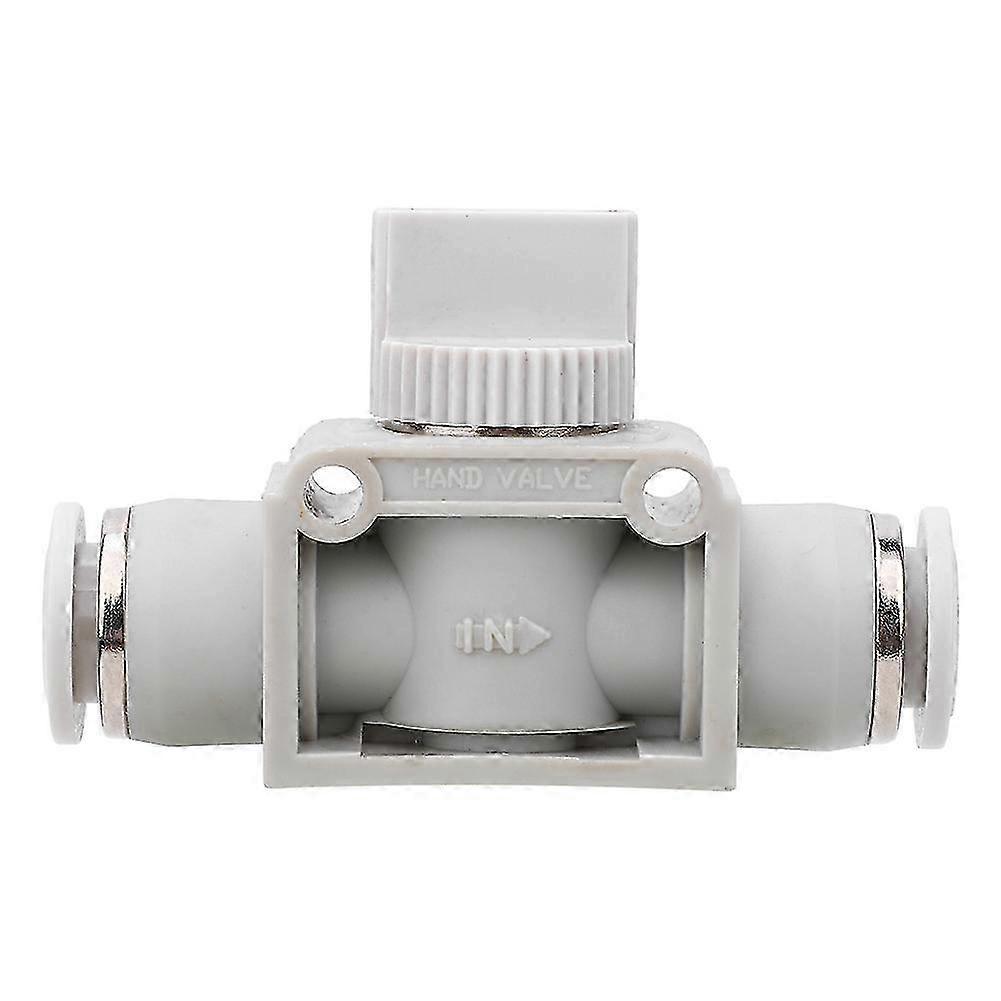 Plastic Shut Off Valve HVFF Switch Valve Quick Coupling Connector for Pneumatic Automatic Equipments(10mm )