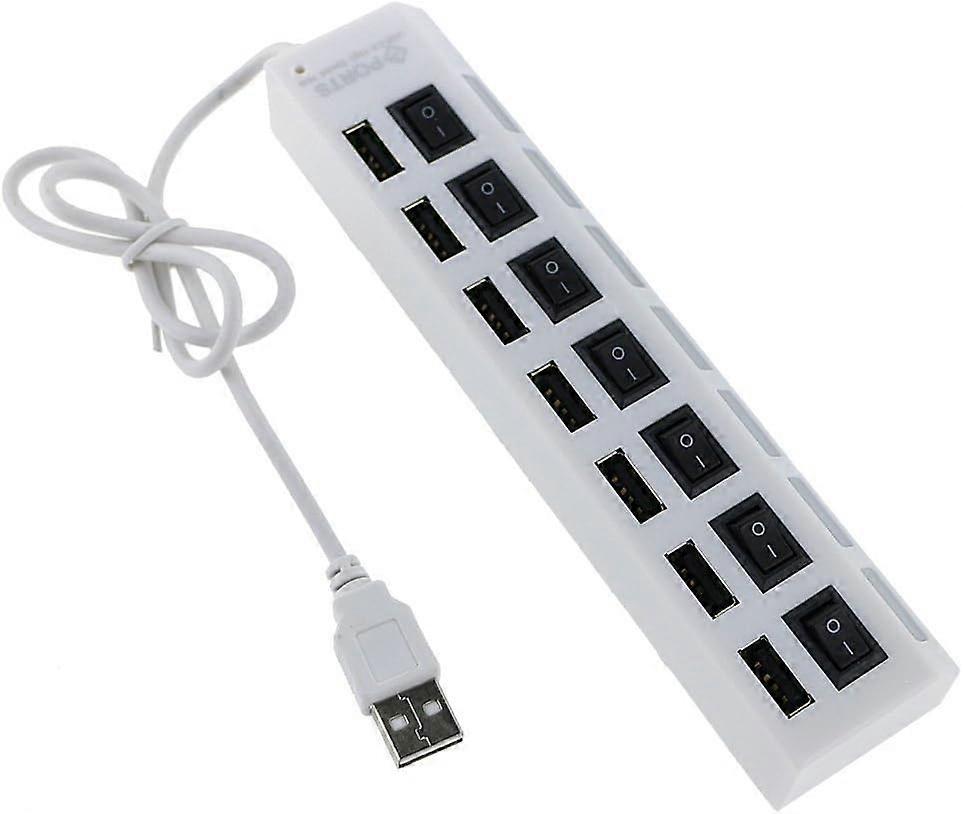 Efficient Usb Hub For Your Electronics, Battery Life Preservation Through Independent Switches, Long-Term Performance Guaranteed For Everyday Use (2