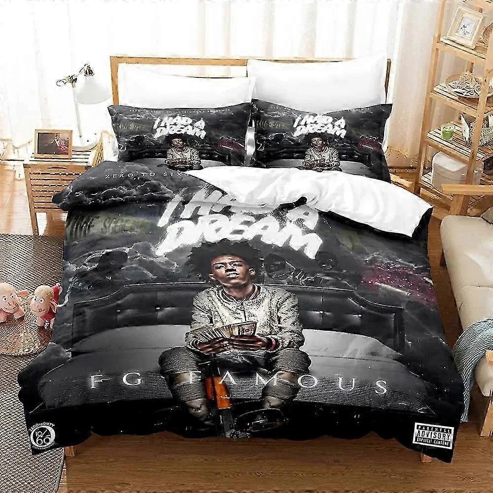 o2284 Lakan Rapper JayDaYoungan Sängkläder Set Påslakan Påslakan Örngott Täcke Storlek Pojkar Vuxen Lakan fVV2284