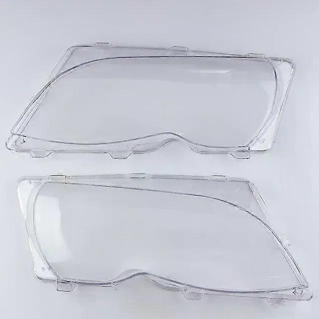 Car Headlamp Shade Headlight Cover Clear Lens Shell compatible for 3 Series E46 Facelift Touring 4 Door 2002-2005 Headlamp Cover