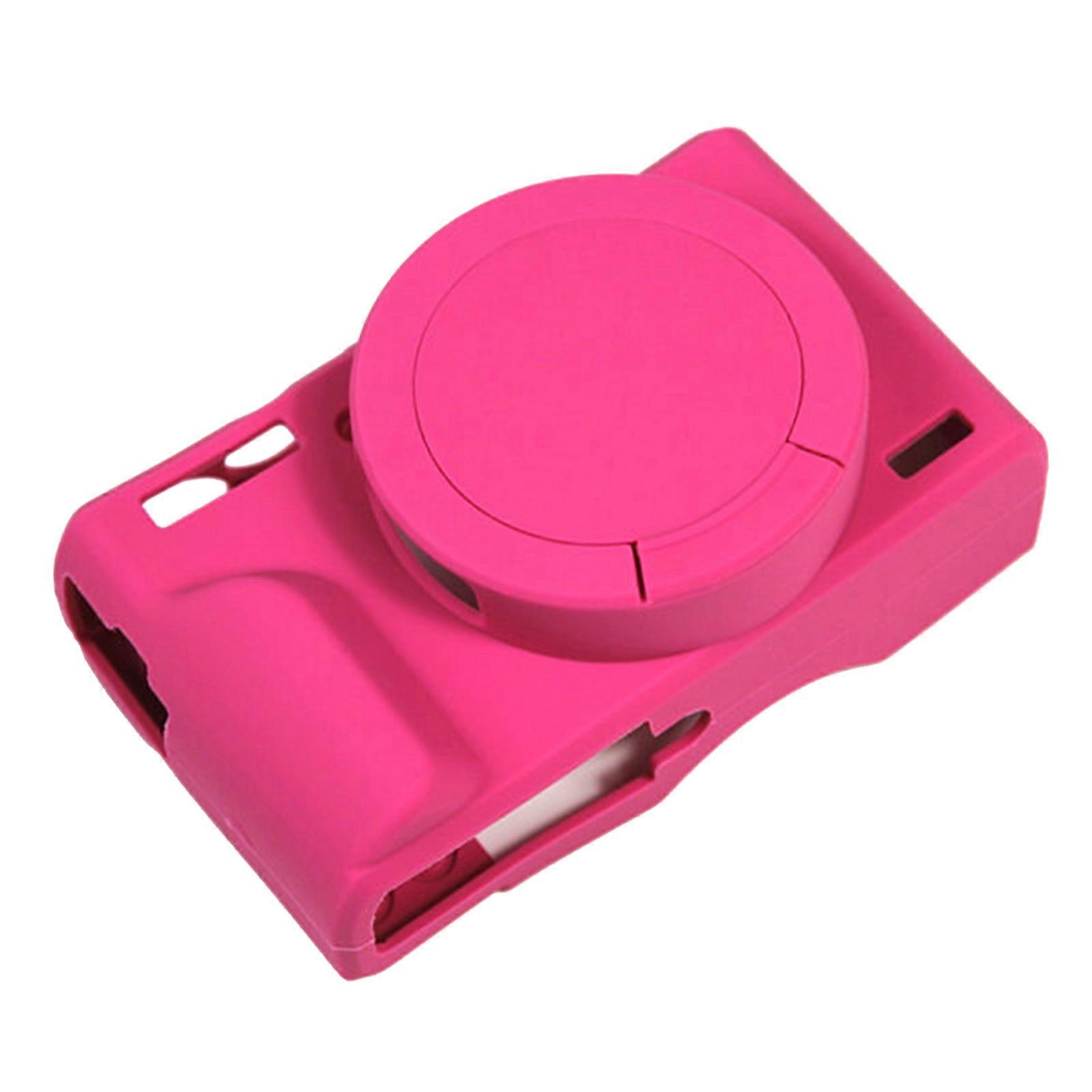 Camera Soft Silicone Protectors Skin Cases for G7X Mark III G7X3 Camera Cases Protective Cover Skin Dustproof Sleeve Red