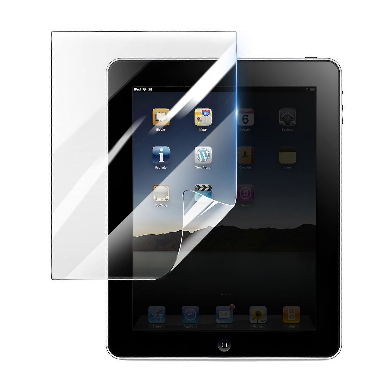 Shockproof Hydrogel Screen Protector for Apple iPad 1, Transparent