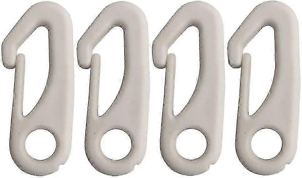 10 st flaggstångsklämma, karbinhakar nylon flaggstång fästhårdvara - för att fästa flaggan på flaggstången med rep - FFY