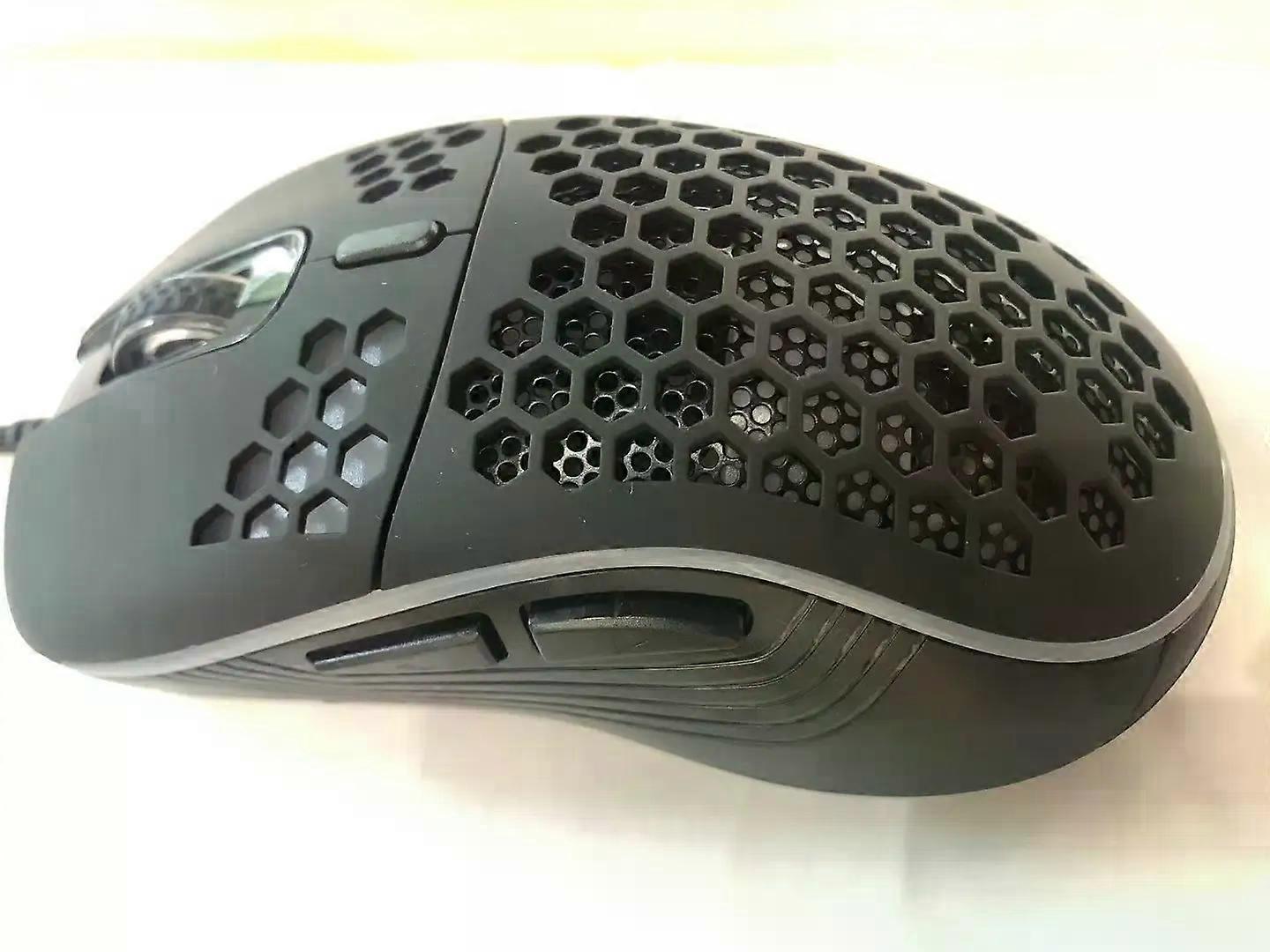 USB Wired Lightweight Gaming Mouse RGB Backlit Mouse with 6 Buttons 7200DPI Honeycomb Shell Mouse for PC Laptop Computer USB Wi
