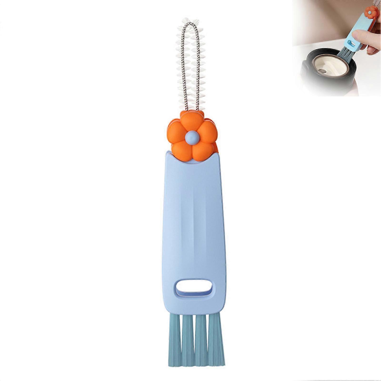 Multifunctional Cup Cleaning Brush Easy to Clean Versatile 3 in 1 Design Brush Suitable for Various Cups and Bottles