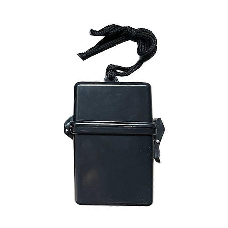 3 Inch Transparent Storage Box Photocard Holder With Rope Waterproof Card Case Outdoor Square Dustproof Box Photo Storage Box