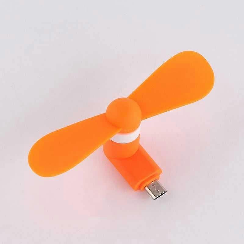 Mini Cell Fan Phone USB Powered Portable Smartphone Fan Compact Lightweight Compatible With iPhone And Android