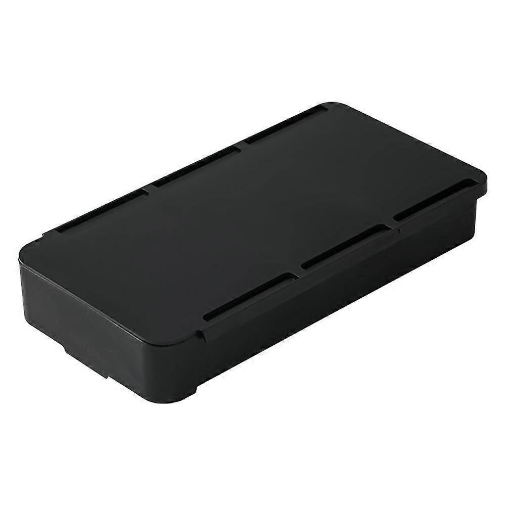 Unter dem Schreibtisch Schublade Organizer Unsichtbare Box Selbstklebender Halter Schwarz