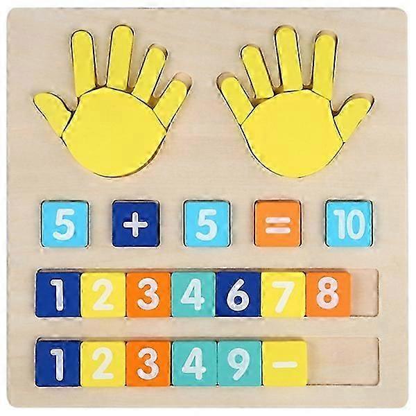 1 Set Math Learning Toy Early Education Toy Hand Number Number Counting Toy