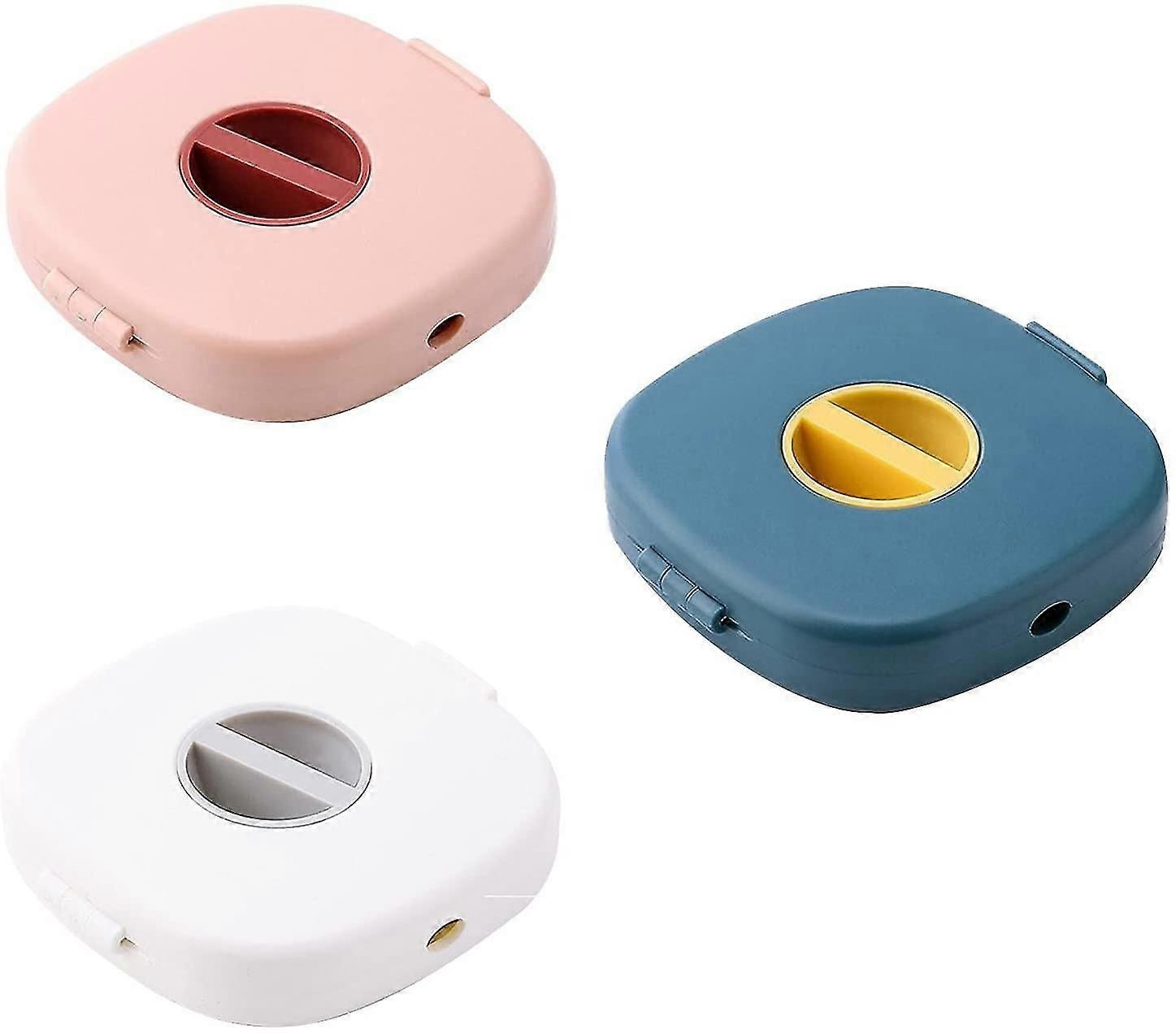 3pcsケーブルオーガナイザーケース、ポータブルコードワインダーケーブルリールボックス