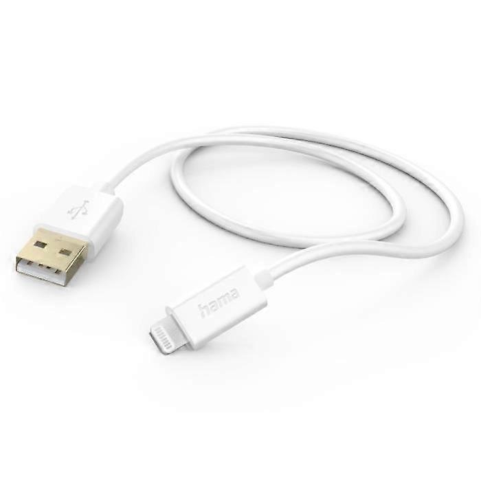 USB-A Charging Cable - HAMA - 1.5M - White - Fast Charging - Synchronization