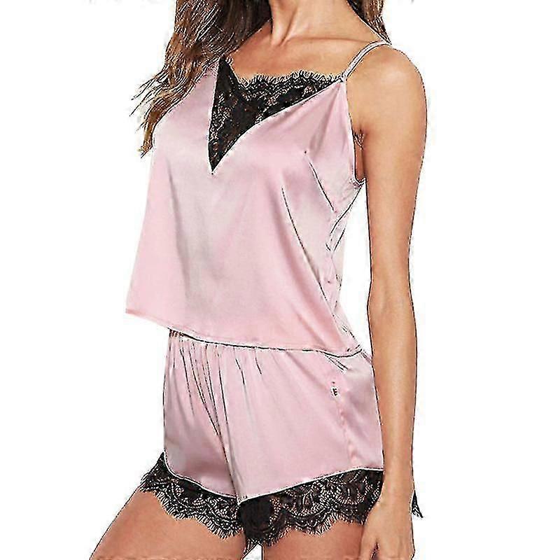 Lady Lace Lingerie Cami Shorts Pyjamas Sets Sleepwear