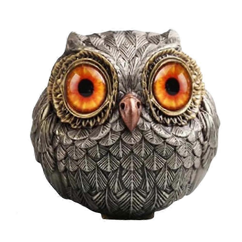 Retro Decor Owl Decor Figurines Shelf
