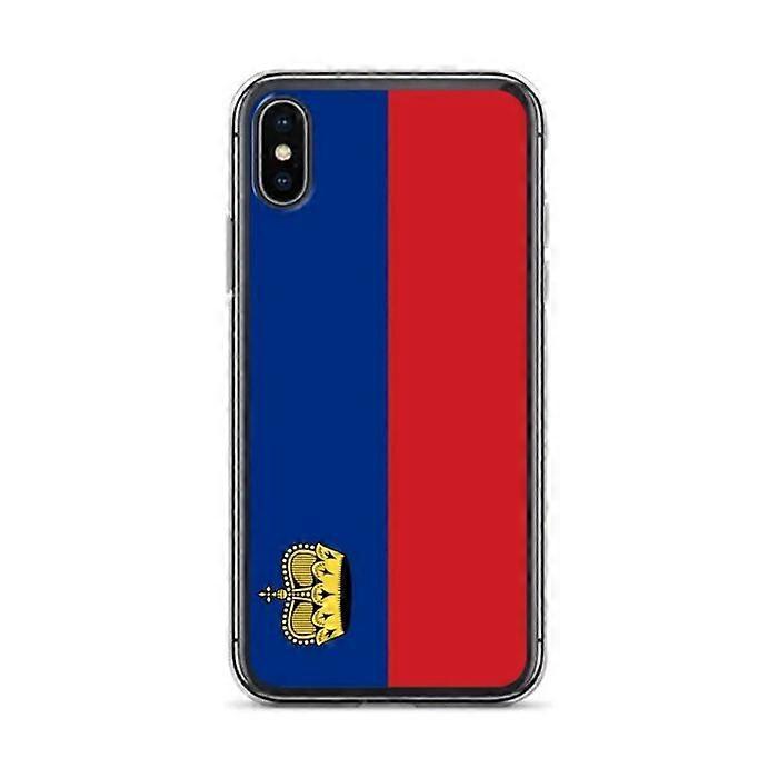 Liechtenstein Flag Phone Case - iPhone X