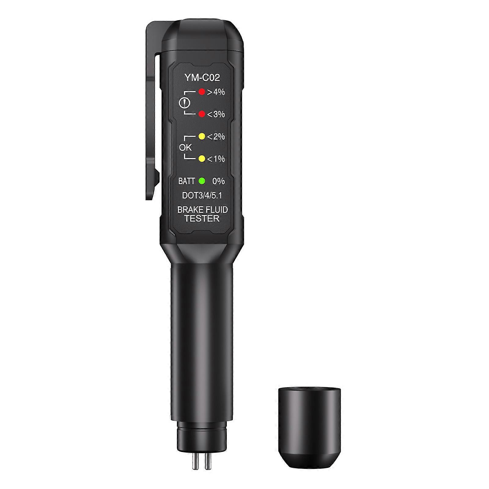 5 Level Measurement Auto Brake Fluid Diagnostic Tool Brake Fluid Tester Brake Oil Detection Pen Support DOT 3.0/4.0/5.1