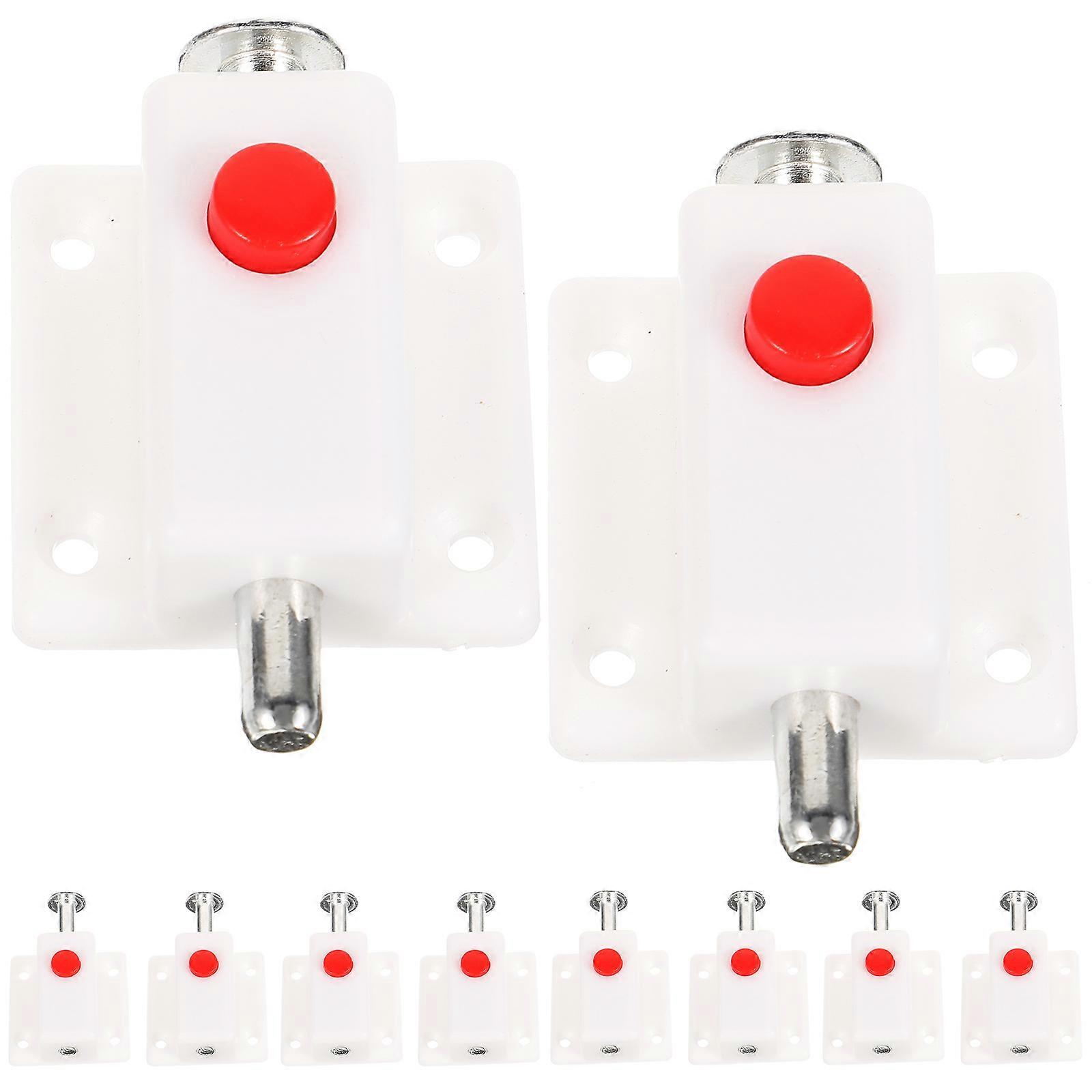 It seems like you're referring to a product listing or description for a set of **Heavy Duty Spring Latch Bolt Locks**. Here's a breakdown and