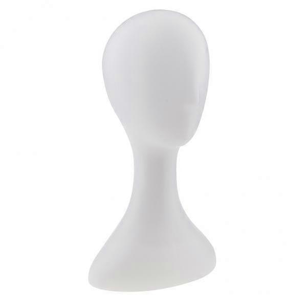 3xWeibliche Puppe Kopf Brille Display Modell Ständer Weiß