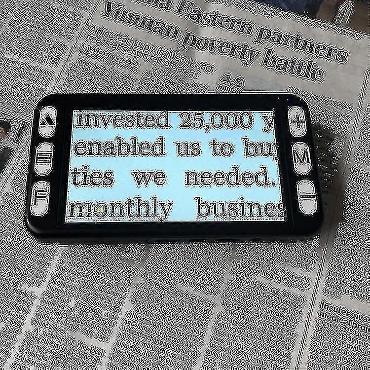 5inch Lcd Display Low Vision Video Magnifier Portable Reading Magnifier Electronic Reading Aid Handh