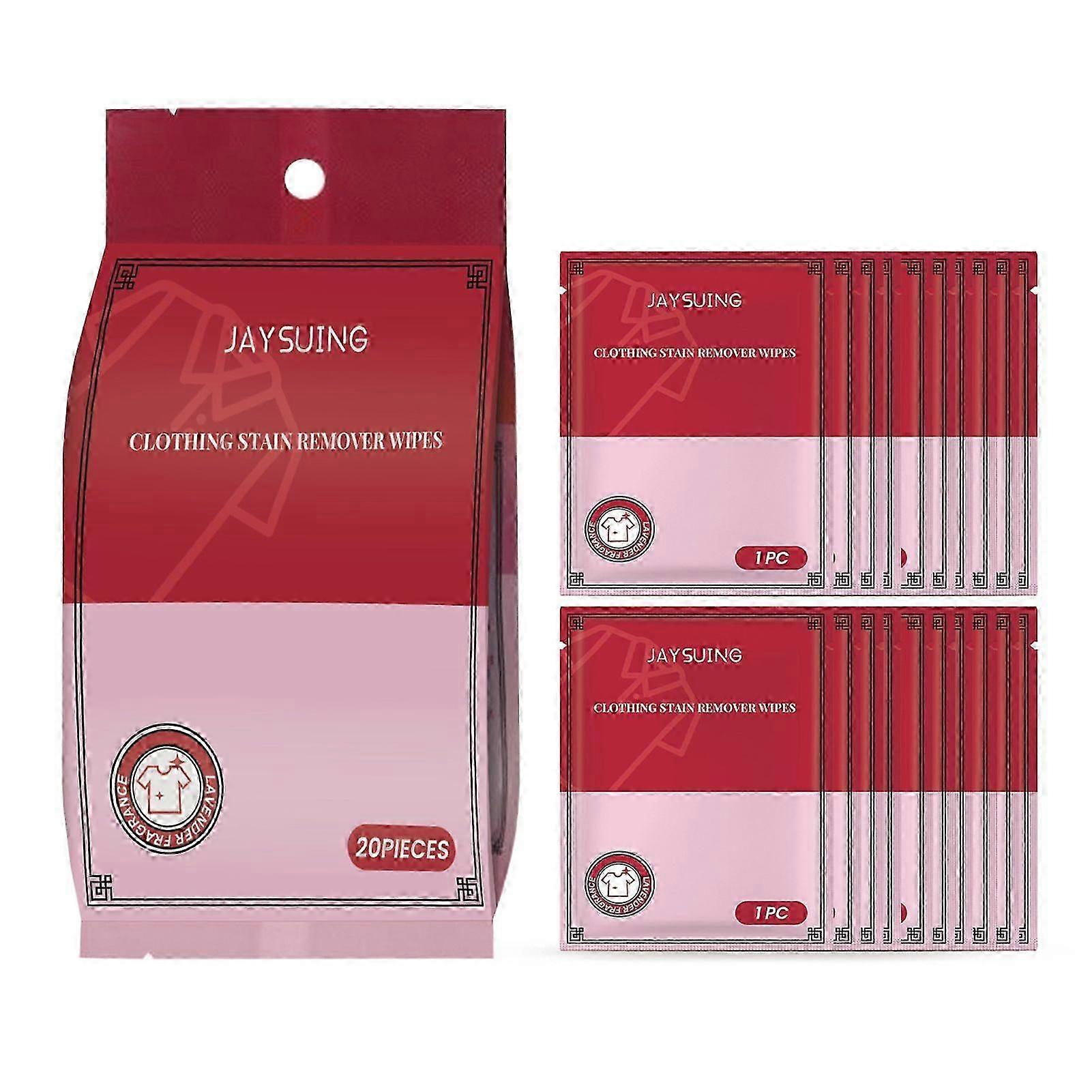 Instant Stain Remover Wipes for Clothes Shoes Bed, Laundry Stain And Spot Remover Wet Wipes, Portable Clothes Cleaning Wipes