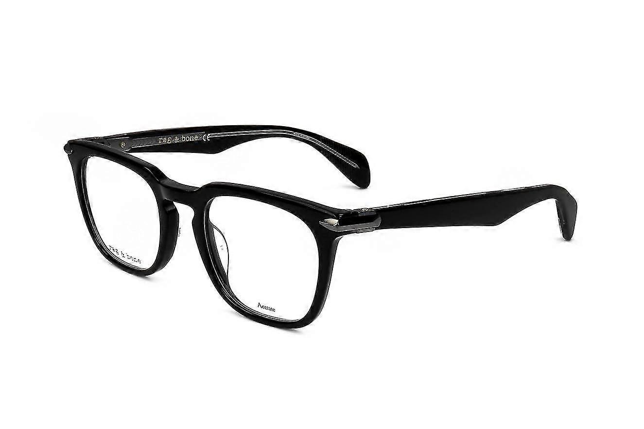 Eyewear Frames Rag & Bone RNB7008 807 BLACK 49/21/145 MAN