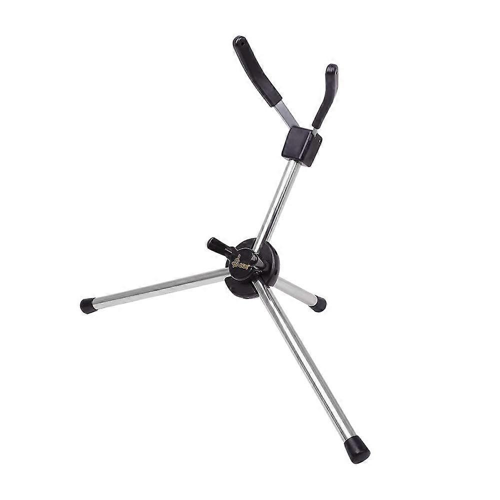Saxophone Stand Folding Sax Holder Rack with Detachable Flute Holders Carrying Bag for Music Rehearsals and Performances