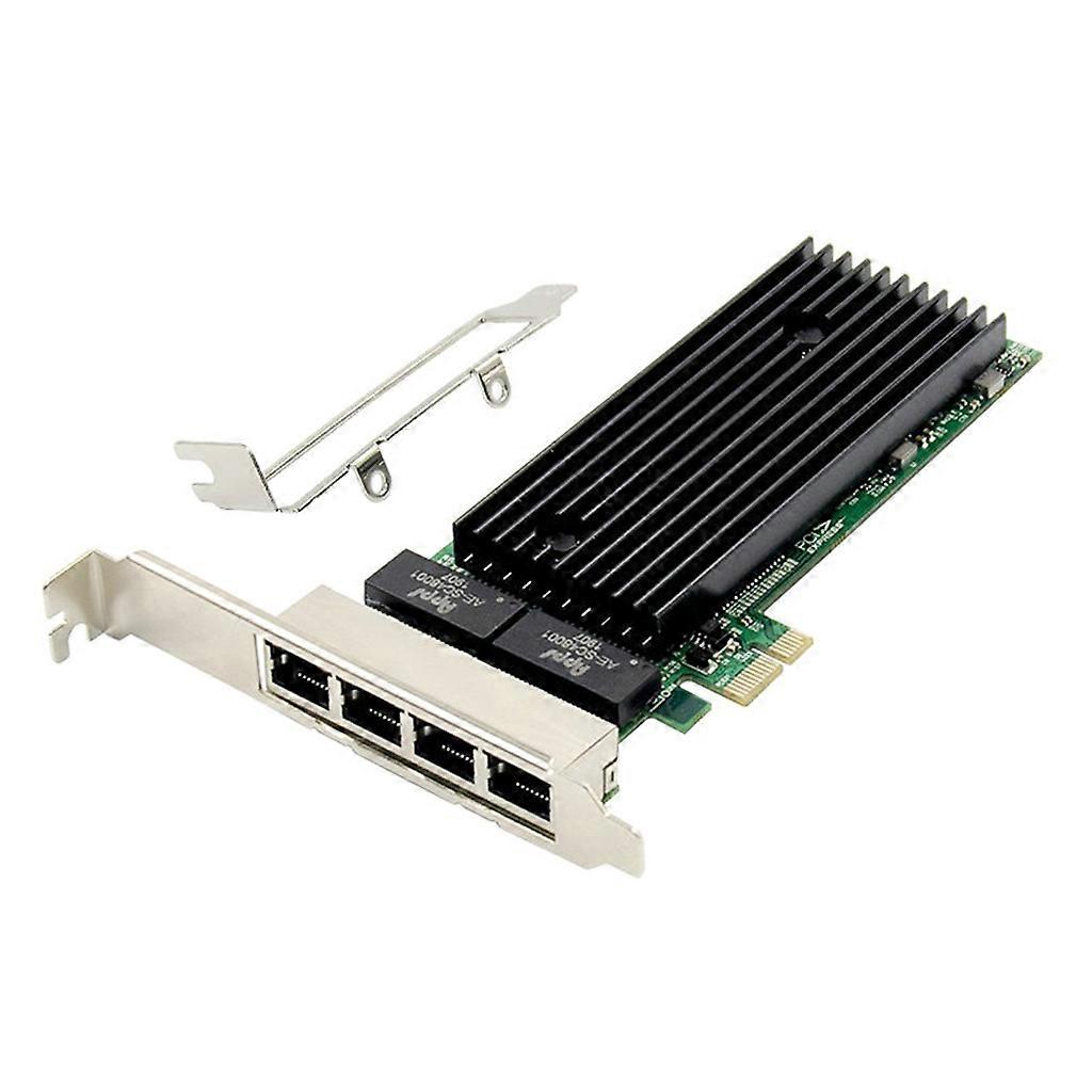 für Intel 82576 PCI Gigabit Netzwerk IEEE 802.1P PCI für Express X1 1000Mbps Desktop SFP Ethernet Adapter Karte SFP 4 Port