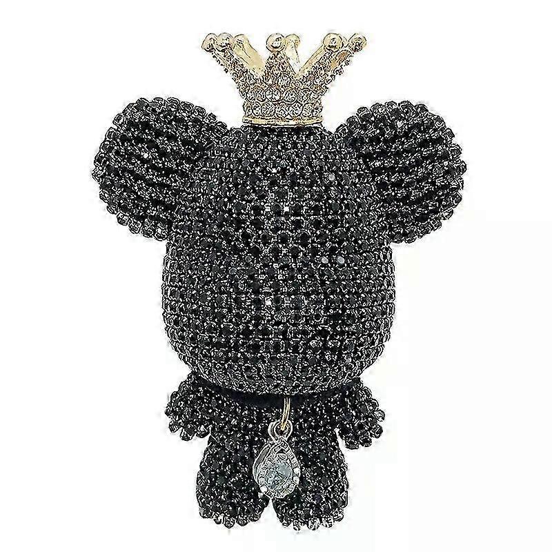 创意皇冠钻石 可爱小熊 汽车 香水 夹 出风口 香薰 空气清新剂 装饰品 香薰