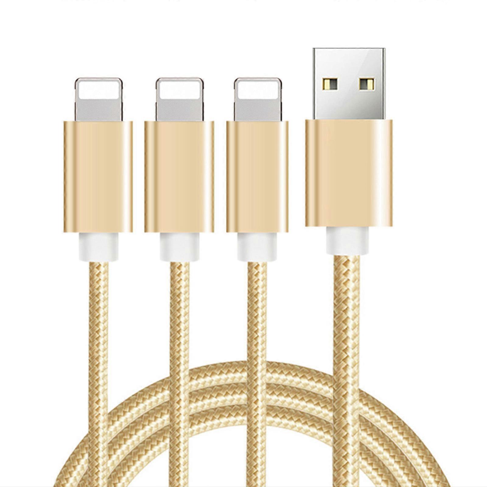 Multi Charging Cable 3-in-1 Charging Cable Nylon Braided Universal Multiple Fast Charging Cord for phone 12 13 pro