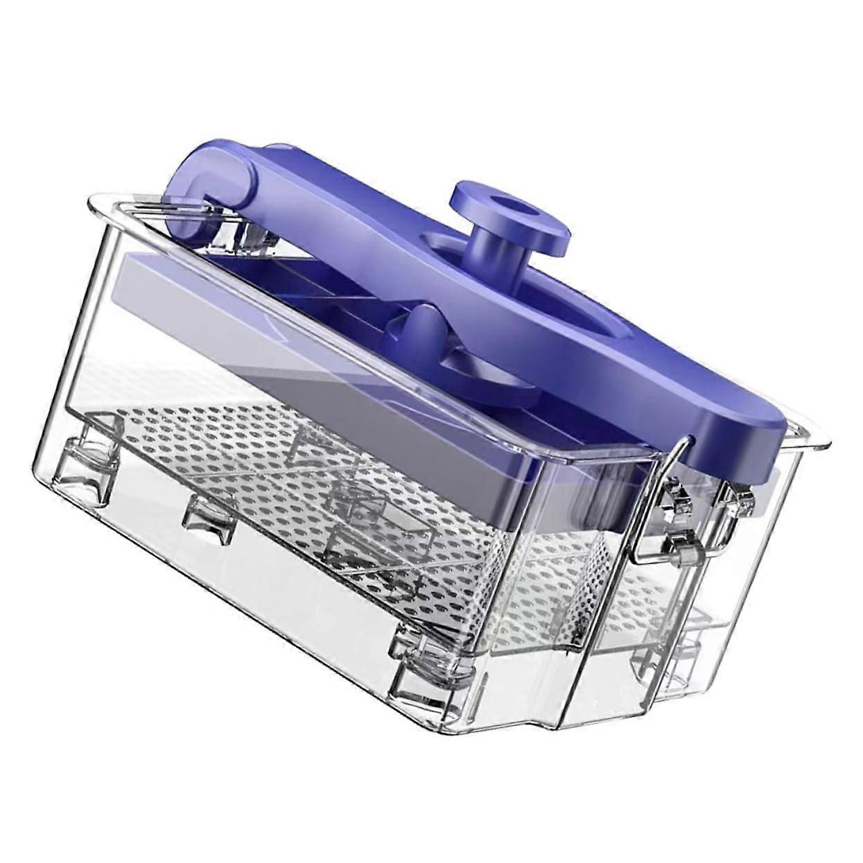 1 Set Yoghurt Separator and Soy Separator Yoghurt Cup Juice Filter Plastic Blue