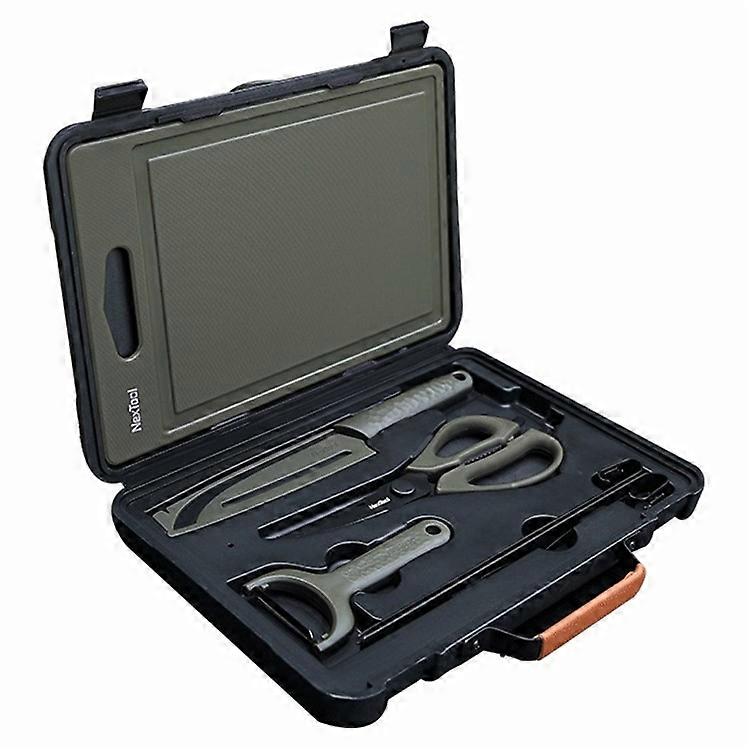 XIAOMIYOUPIN NEXTOOL NE20261 Knife Scissors Peeler Tong Cutting Board Small Table BBQ Cooking Tools Set (No FDA, BPA-Free)