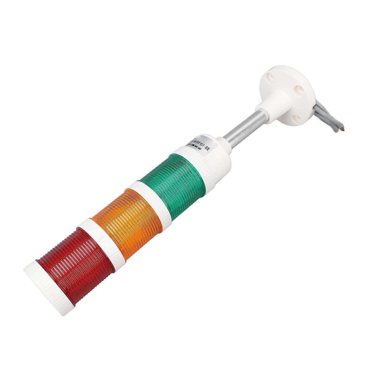 220V LED Signalsäule Stack Light 3-Schicht mit Summer für CNC