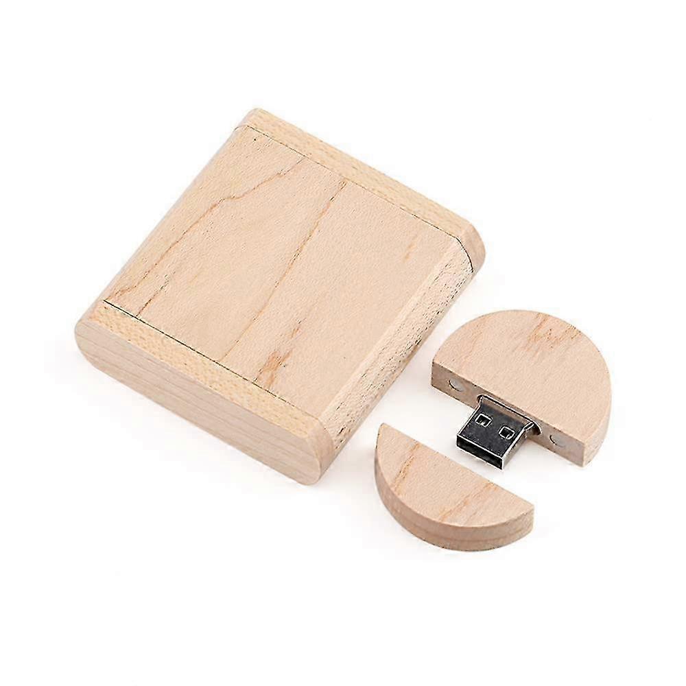 64GB USB 3.0 Flash Drive Memory Stick with Wooden Box for Certain Brand, Maple Wood Design, Ideal for Data Storage