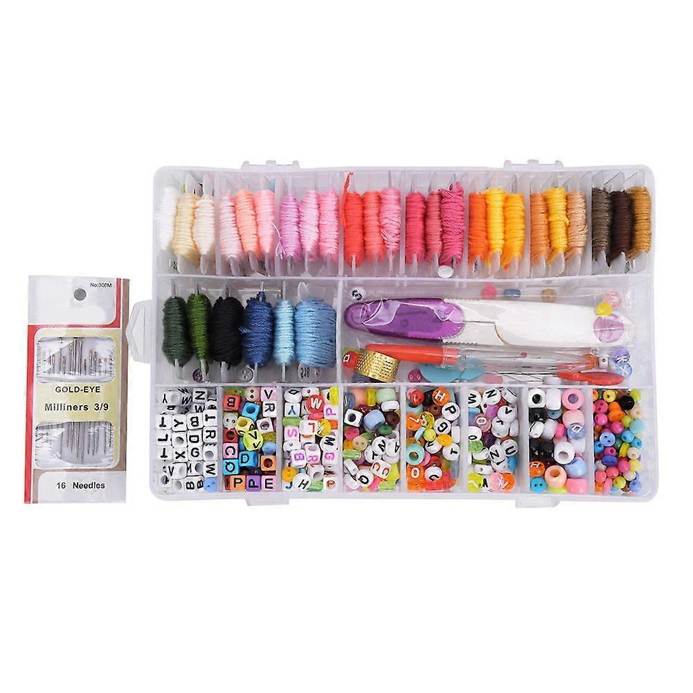 2025 Latest Model  851Pcs Thread Needle Set Colorful Scissors Embroidery