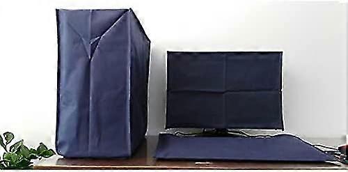 SHAO 3 Pieces Computer Dust Cover Monitor + Keyboard+ Computer Host Pc Dust Proof Computer Covers Case Computer Dust Cover for Desktop Pc CPU Tower Pr