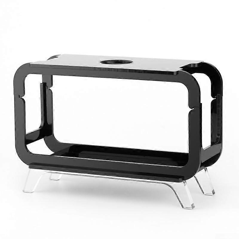 Acrylic Speaker Stand for Marshall Middleton, Sturdy and Elegant Design for Improved Sound Projection (Black) Is black