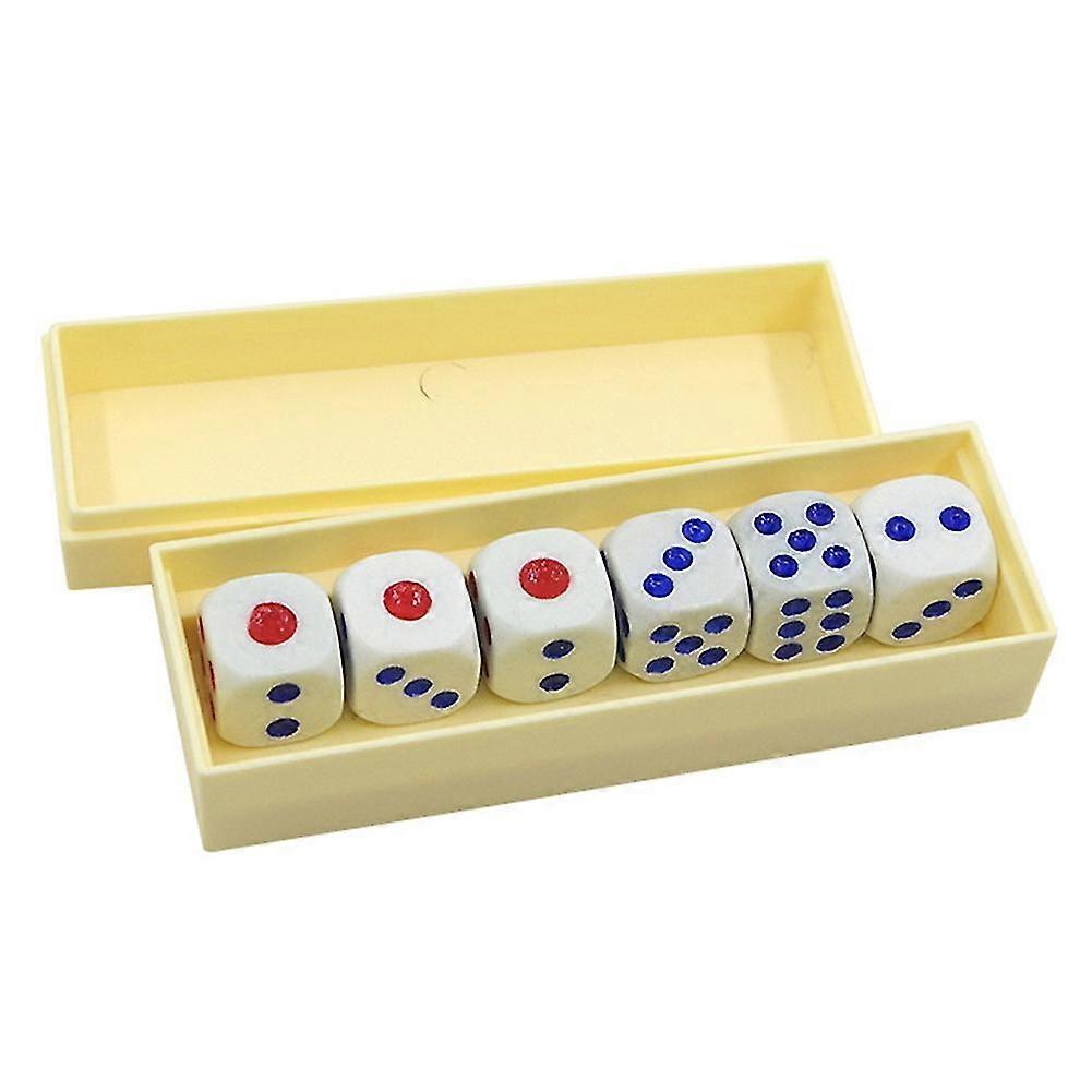 2025 Six Die Tapping Loaded Dice Roll Prediction Number Box Game Magic Trick Kids Toy
