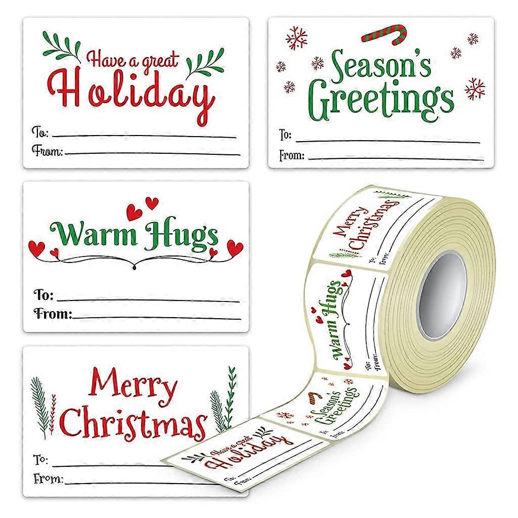For Creative Adhesive Label Adhesive No Needed Stick On Package Festival Gifts Sending Necessities More White Ref: 7375