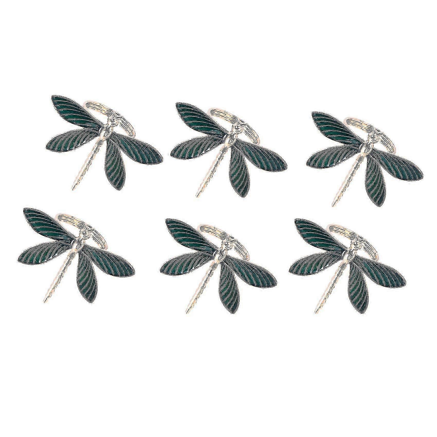 6 Pcs Napkin Ring,napkin Ring For Wedding,dining Table,party,daily Use,christmas,thanksgiving,table