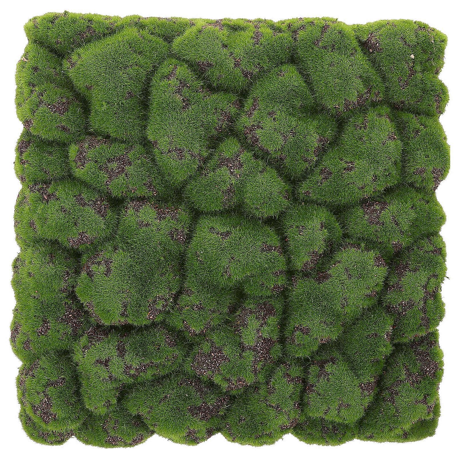 Artificial Moss For Crafts Simulated Fake Moss Wall Panel Room Square Foam Background Wall 1Pcs