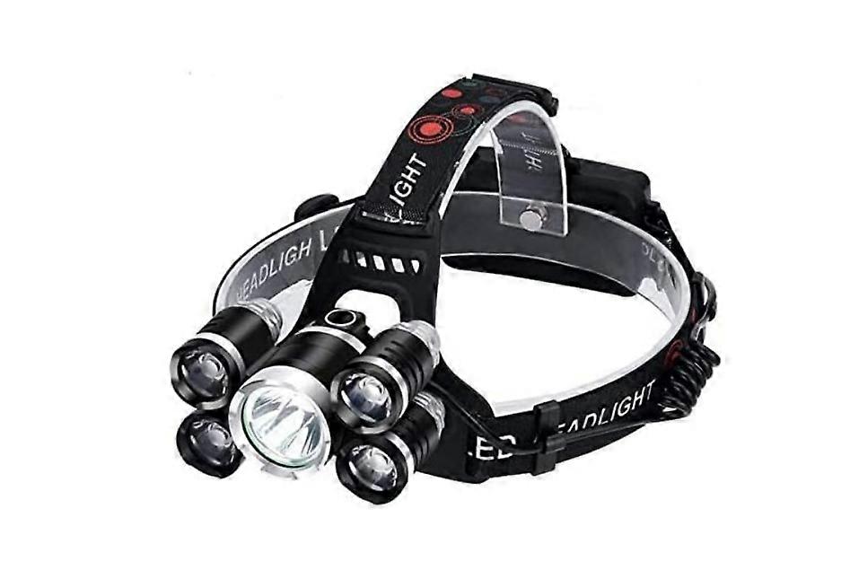 Led Headlamp Mini Led Headlamp 3 Modes Waterproof Headlight Head Flashlight Torch Lanterns for Outdoor Camping(Black)