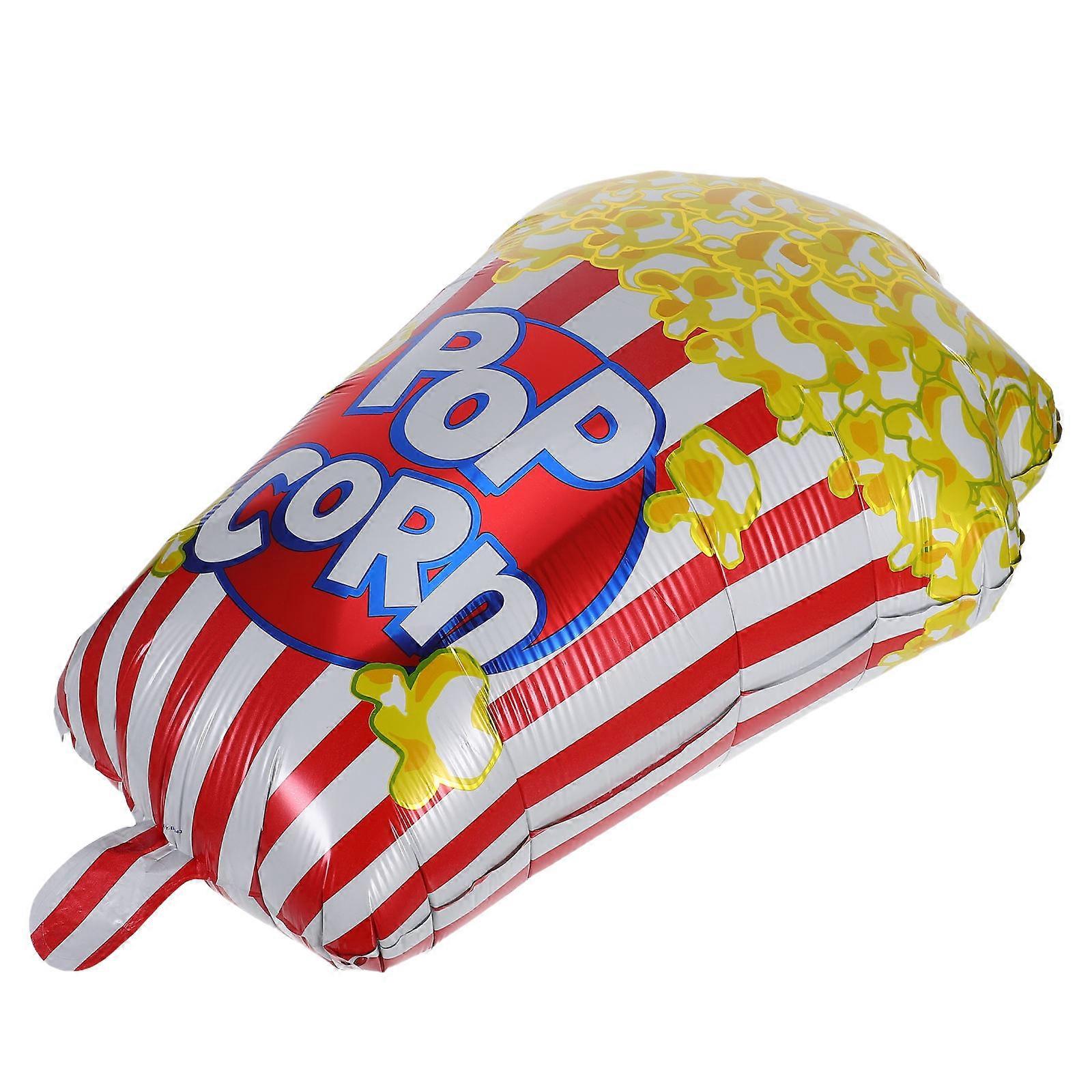 パーティー用品用アルミホイルポップコーンバルーン写真小道具59.00X43.00X0.10CMマルチカラー1個